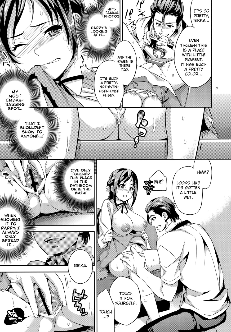 Hentai Manga Comic-The Circumstances of Dad and Rikka's First Time-Read-8